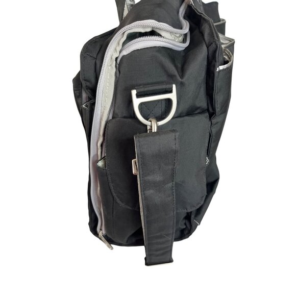 Ju-Ju-Be Black Diaper Bag With Multiple Pockets Compartments For Baby Essentials - Picture 2 of 13